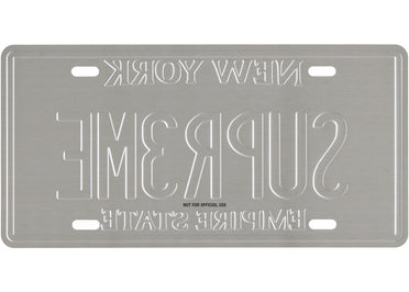 Supreme License Plate Multicolor