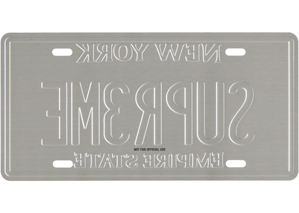 Supreme License Plate Multicolor