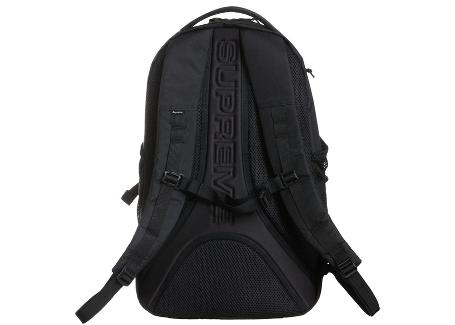 Sac à dos noir Supreme avec logo
