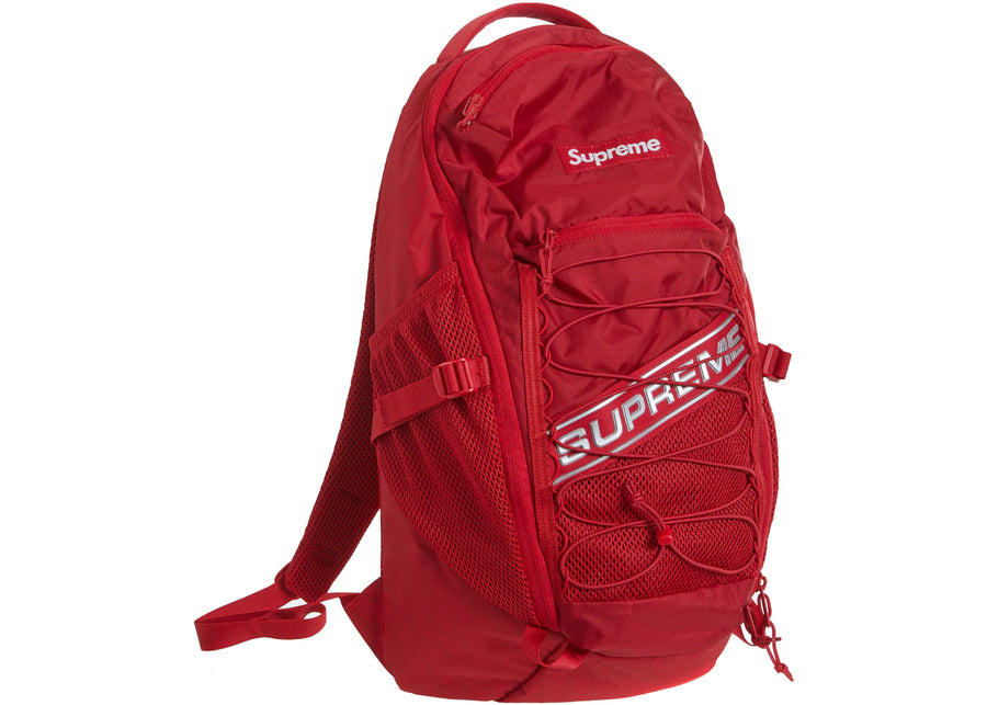 Sac à dos rouge Supreme avec logo