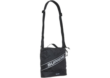 Supreme Logo Shoulder Bag Black