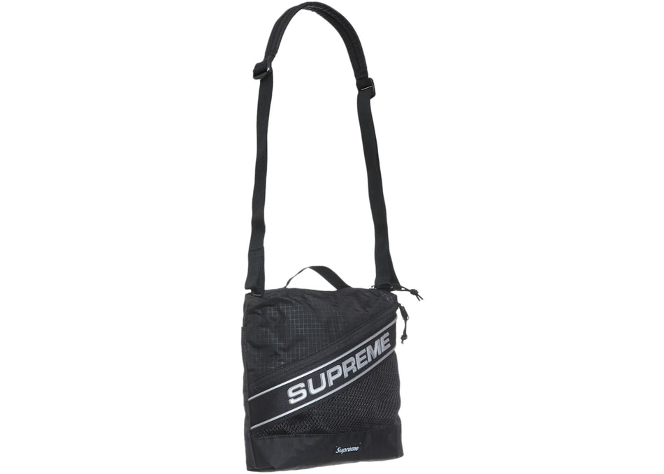 Supreme Logo Shoulder Bag Black