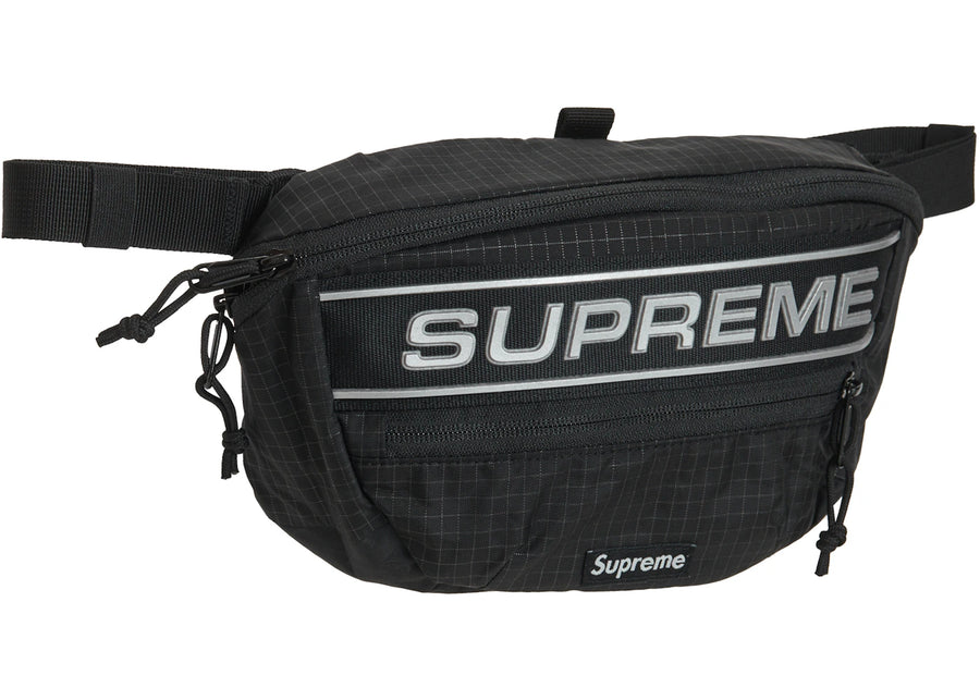 Sac banane noir à logo Supreme