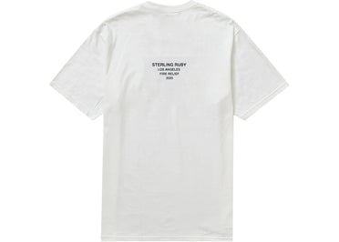 Supreme Los Angeles Fire Relief Box Logo Tee White