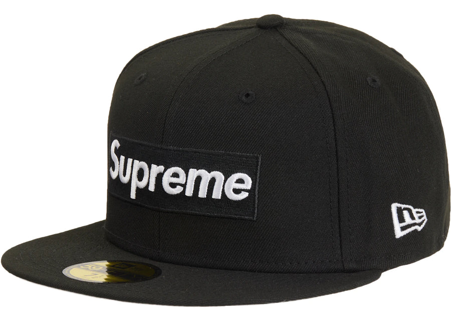 Casquette ajustée New Era 59Fifty noire Supreme MLB Teams Chicago Box Logo
