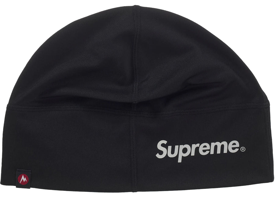 Bonnet noir Supreme Marmot Base Layer
