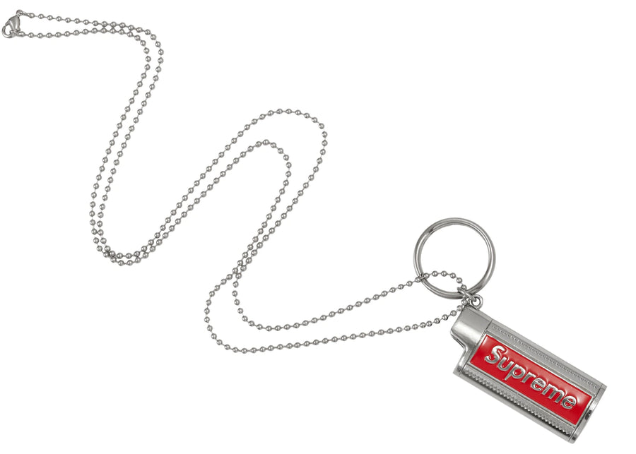 Étui à briquet Supreme en métal argenté