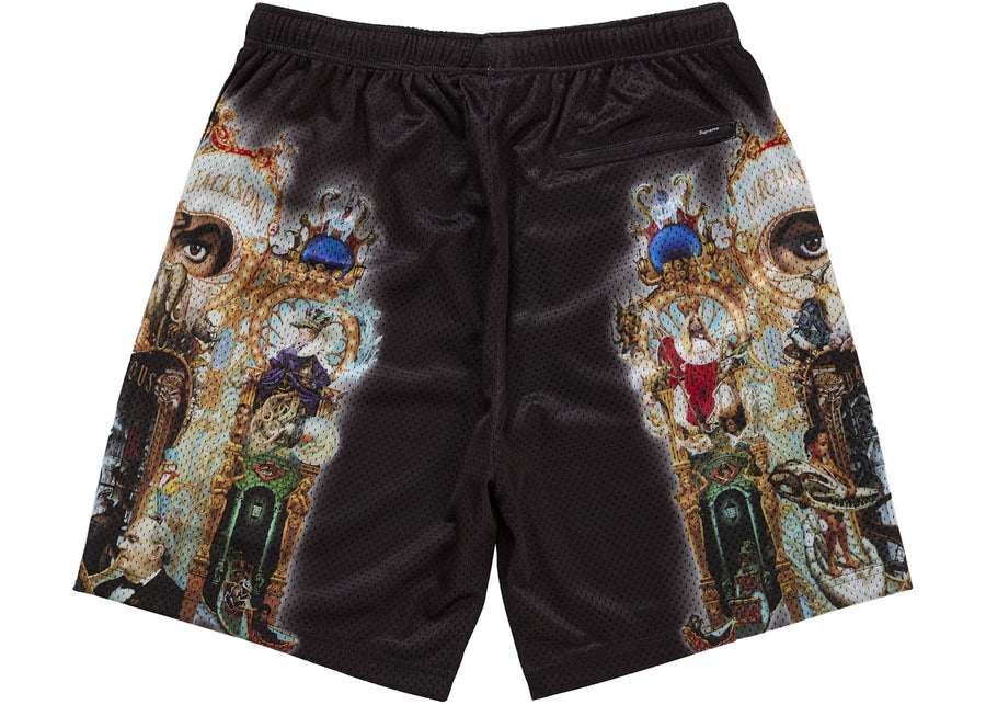 Supreme Michael Jackson Dangerous Mesh Short Black