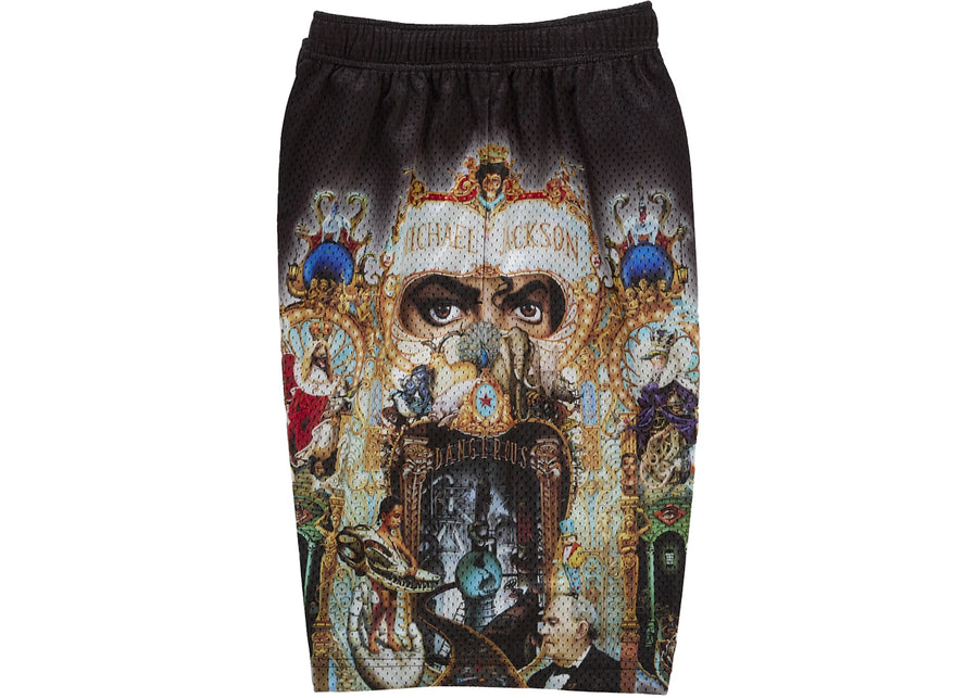 Supreme Michael Jackson Dangerous Mesh Short Black