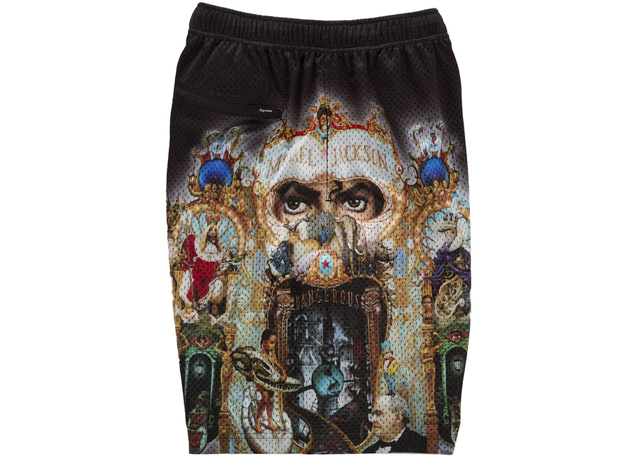 Supreme Michael Jackson Dangerous Mesh Short Black