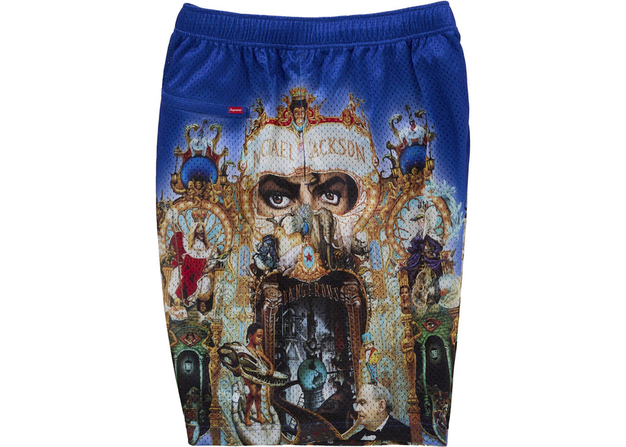 Short Supreme Michael Jackson Dangerous Mesh Royal