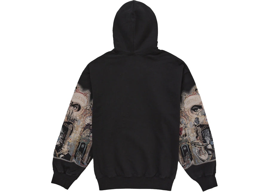 Supreme Michael Jackson Dangerous Zip Up Hooded Sweatshirt Black