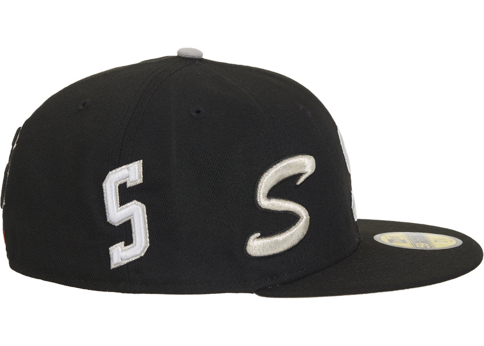 Supreme Multi S Logo New Era 59Fifty Fitted Hat Black