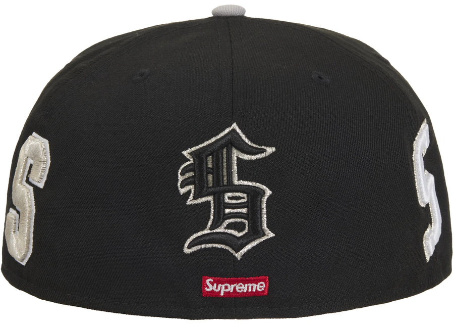 Supreme Multi S Logo New Era 59Fifty Fitted Hat Black