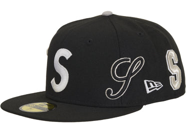 Supreme Multi S Logo New Era 59Fifty Fitted Hat Black
