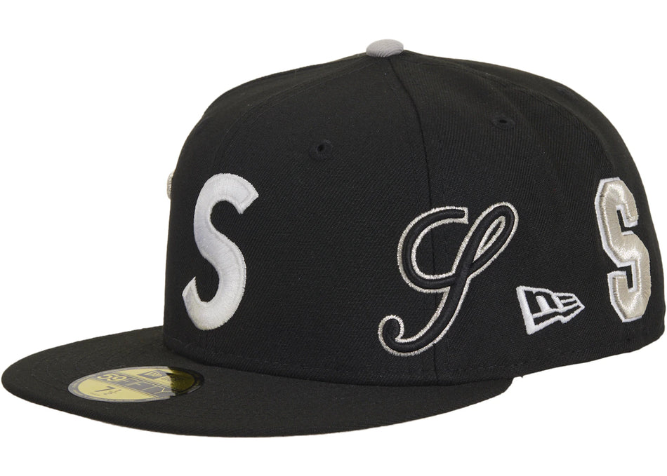 Supreme Multi S Logo New Era 59Fifty Fitted Hat Black