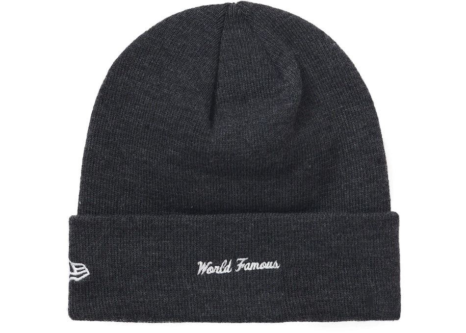 Supreme New Era Box Logo Beanie (FW21) Charcoal