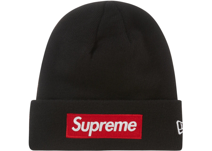 Bonnet Supreme New Era Box Logo (FW22) Noir