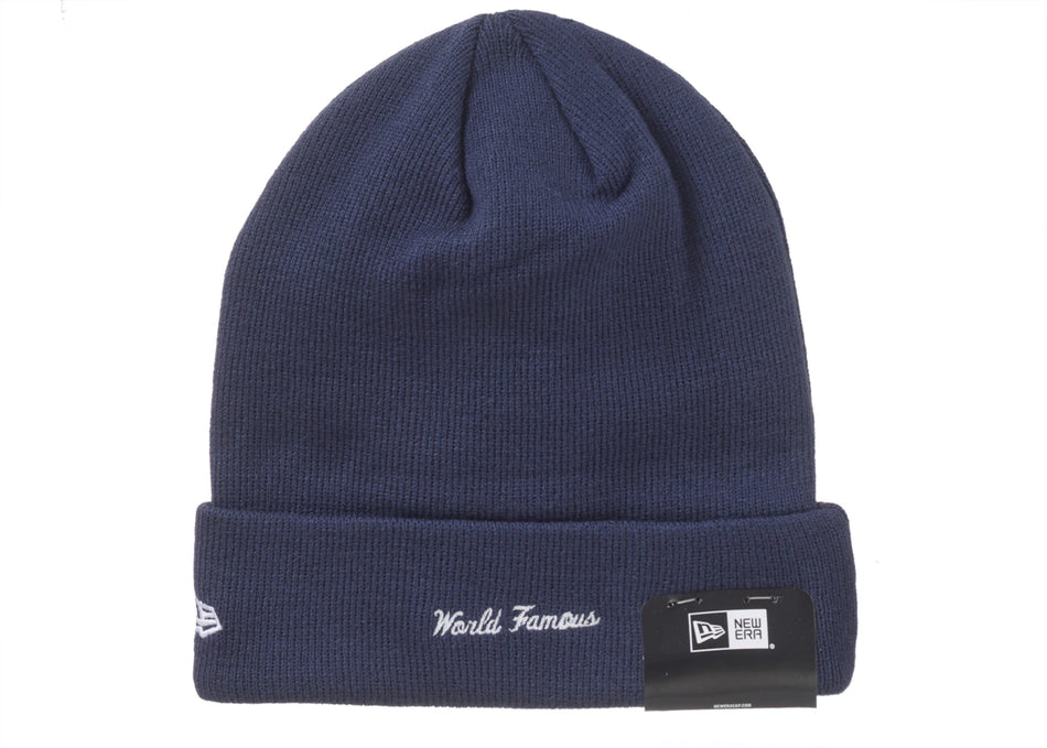 Supreme New Era Box Logo Beanie (FW24) Navy