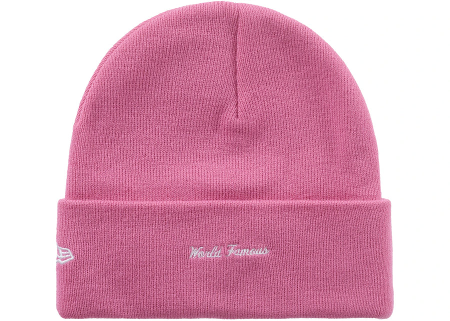 Supreme New Era Box Logo Beanie (FW25) Magenta