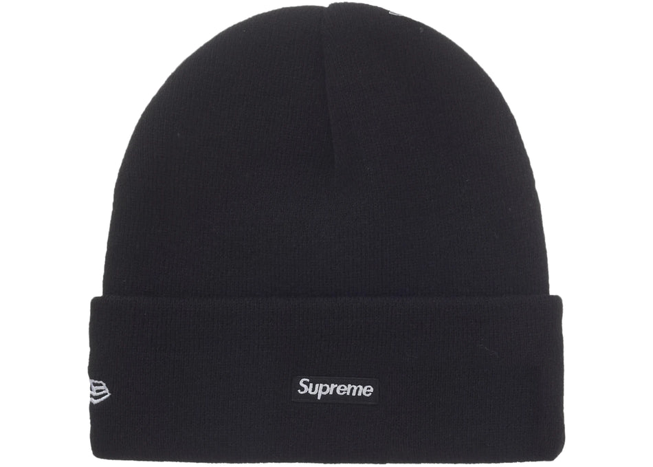 Supreme New Era Old English Beanie Black