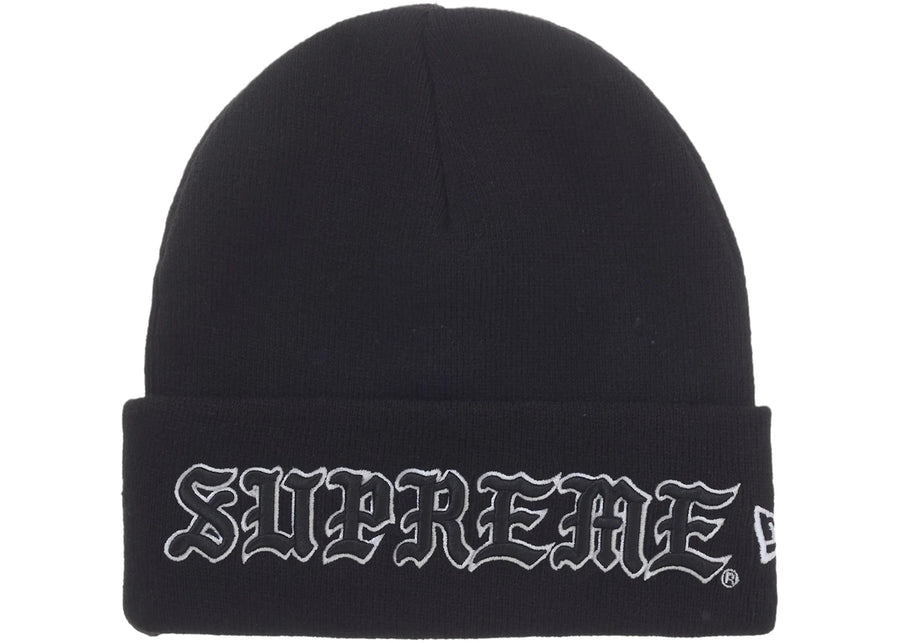 Bonnet noir Supreme New Era Old English