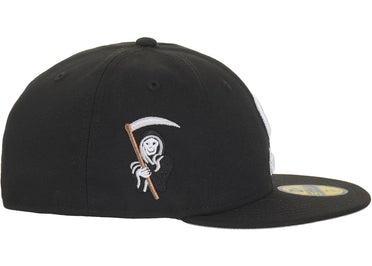 Supreme New Era Reaper S Logo 59Fifty Fitted Hat Black