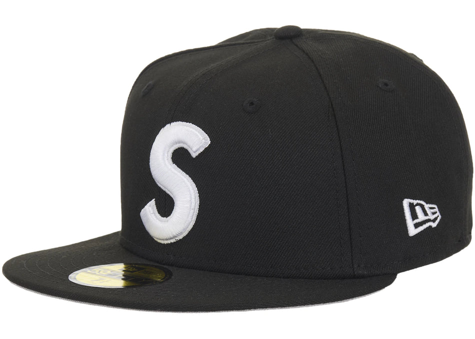 Supreme New Era Reaper S Logo 59Fifty Fitted Hat Black