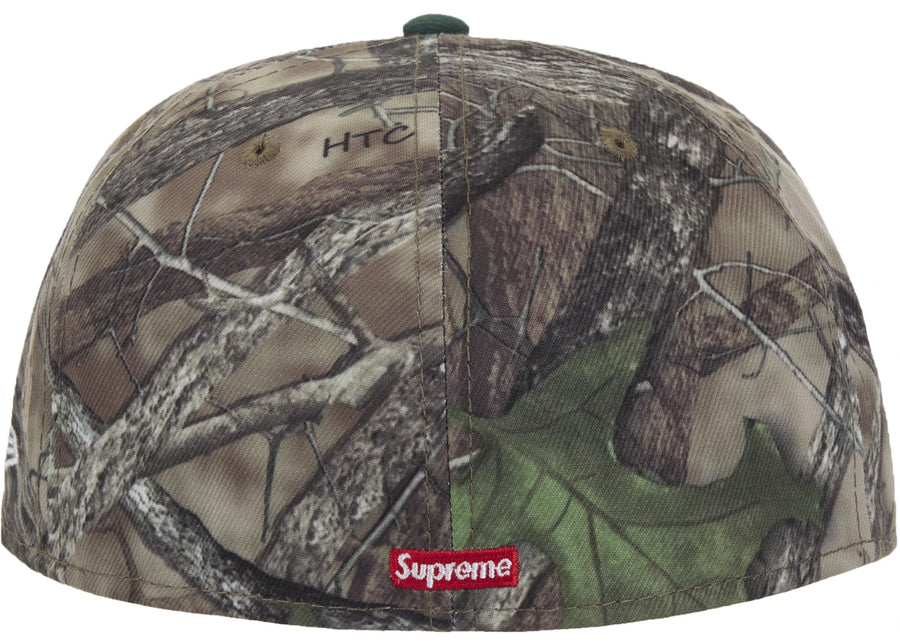 Casquette ajustée Supreme New Era Reaper S Logo 59Fifty, motif camouflage forêt