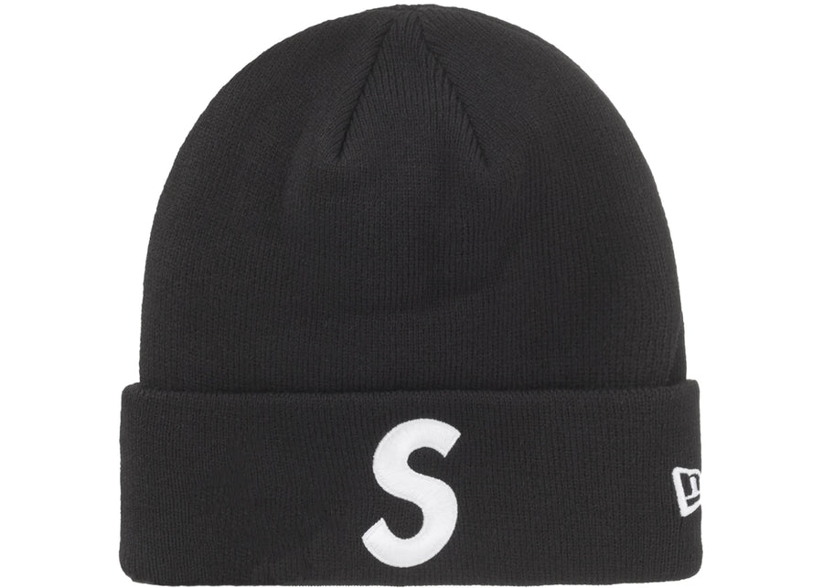 Bonnet Supreme New Era S Logo (FW24) Noir