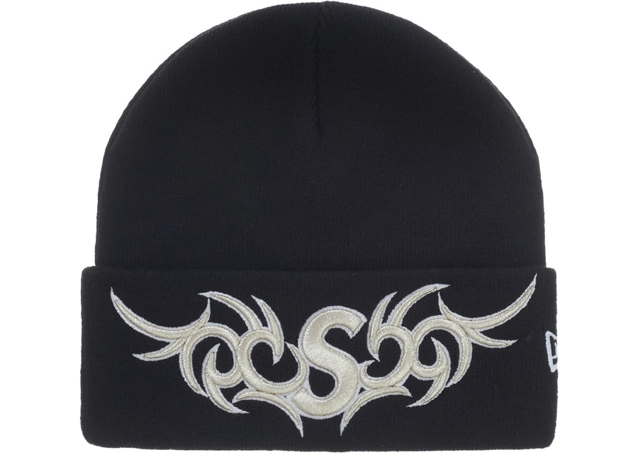 Bonnet noir Supreme New Era Tribal S Logo