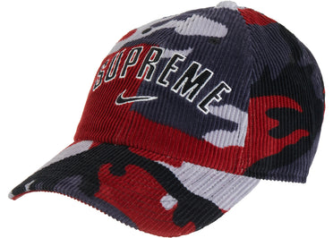 Supreme Nike Arc Corduroy 6-Panel Red Camo
