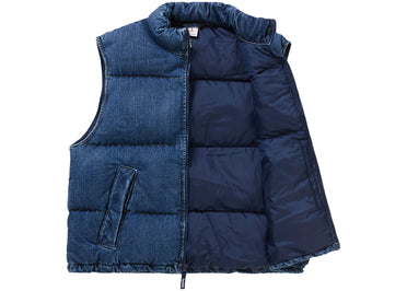 Supreme Nike Denim Puffer Vest Indigo