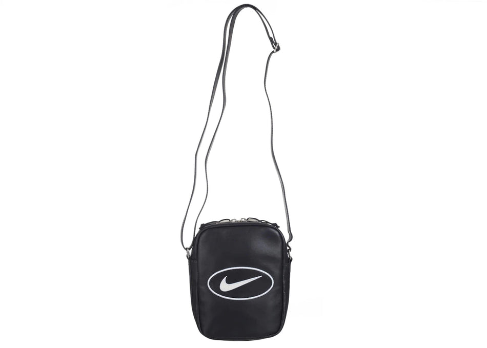 Supreme Nike Leather Shoulder Bag Black