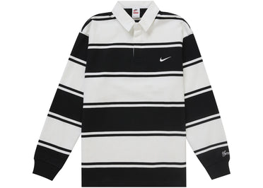 Supreme Nike Stripe Rugby Black