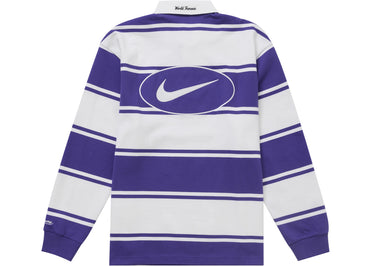 Supreme Nike Stripe Rugby Purple