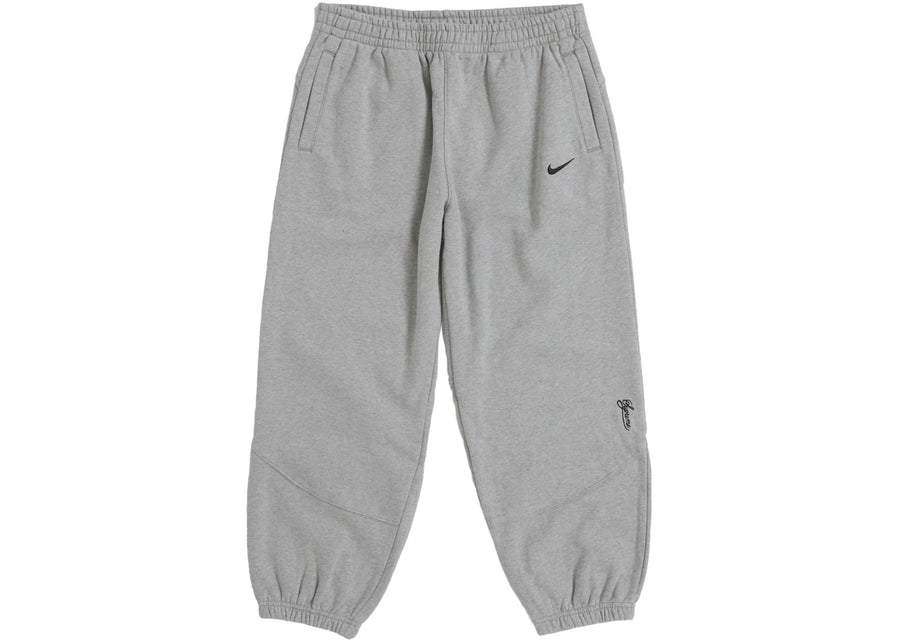 Pantalon de survêtement Supreme Nike (SS25) Gris chiné