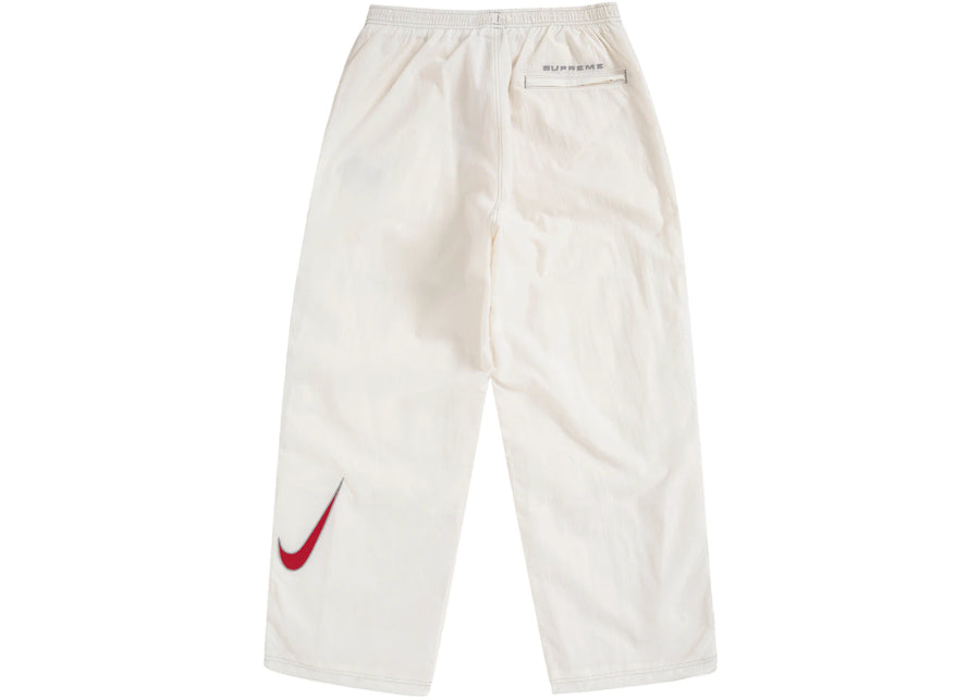 Pantalon de survêtement Supreme Nike blanc