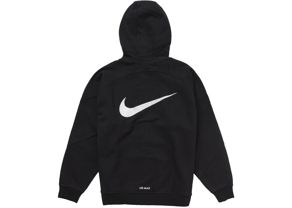 Supreme Nike Zip Up Hooded Sweatshirt Black