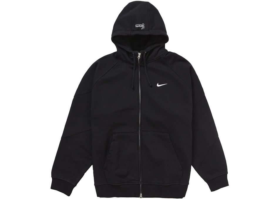 Supreme Nike Zip Up Hooded Sweatshirt Black