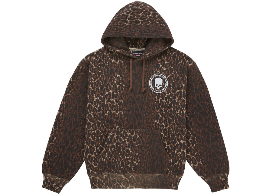 Supreme Number (N)ine Hooded Sweatshirt Leopard