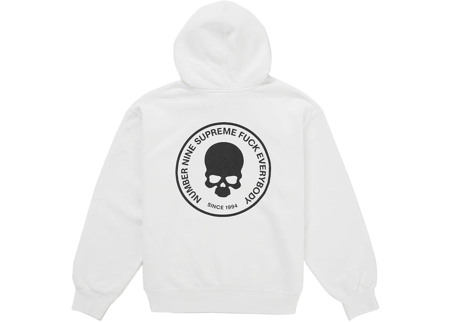 Supreme Number (N)ine Hooded Sweatshirt White