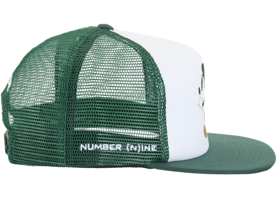Supreme Number (N)ine Mickey Mesh Back 5-Panel Green