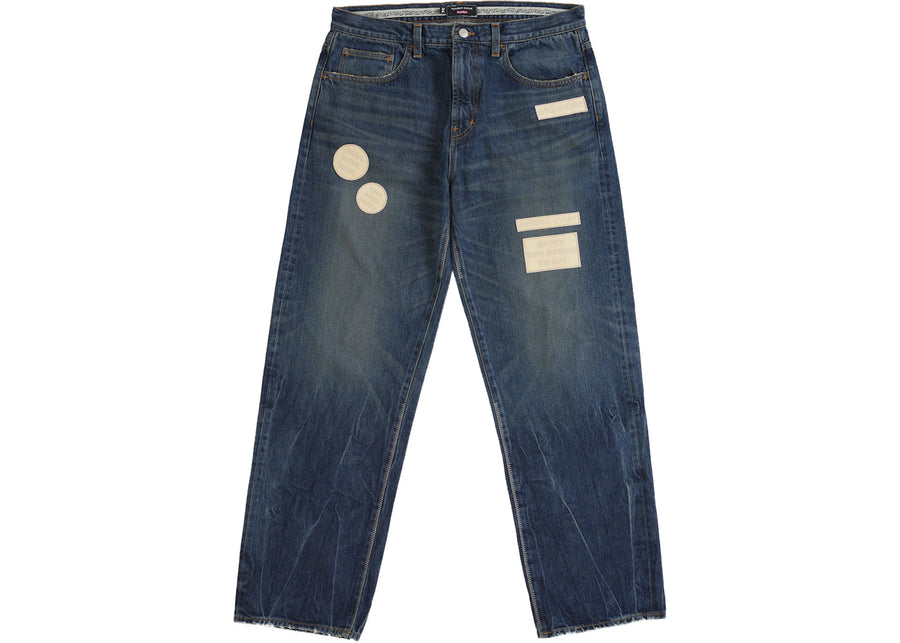 Supreme Number (N)ine Patches Loose Fit Jean Dark Indigo