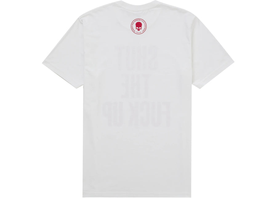 Supreme Number (N)ine Shut Up Tee White