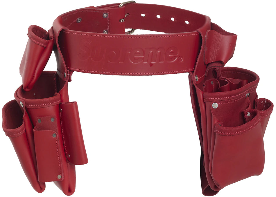 Supreme Occidental Leather Tool Belt Red