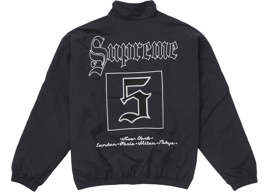Supreme Old English Track Jacket Black