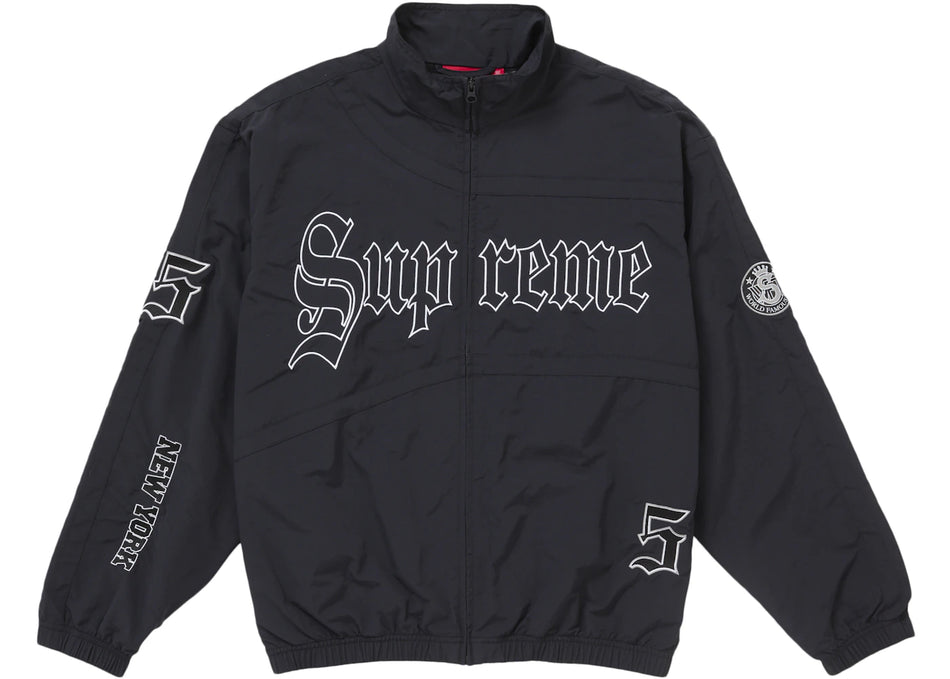 Supreme Old English Track Jacket Black