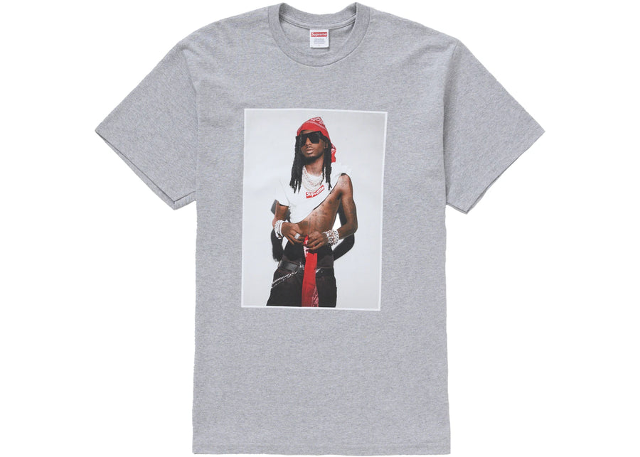 T-shirt Supreme Playboi Carti gris chiné