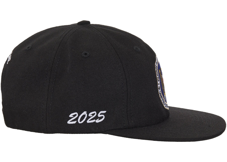 Supreme Pledge Allegiance 6-Panel Cap (FW25) Black